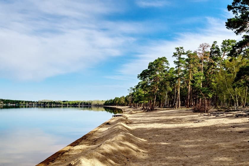 Зеренда көлінің жағажайлары