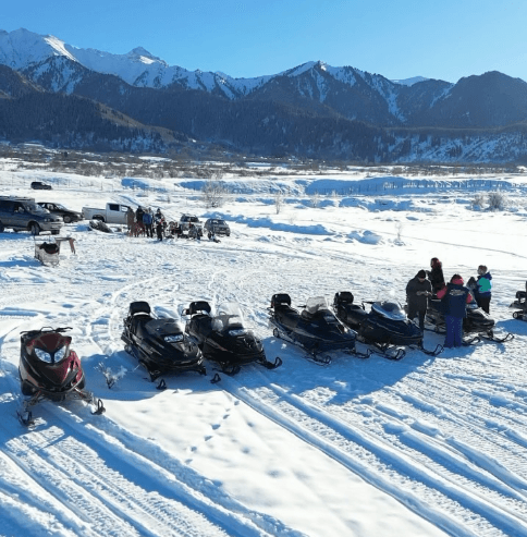 Садовыйдағы снегоход прокаты