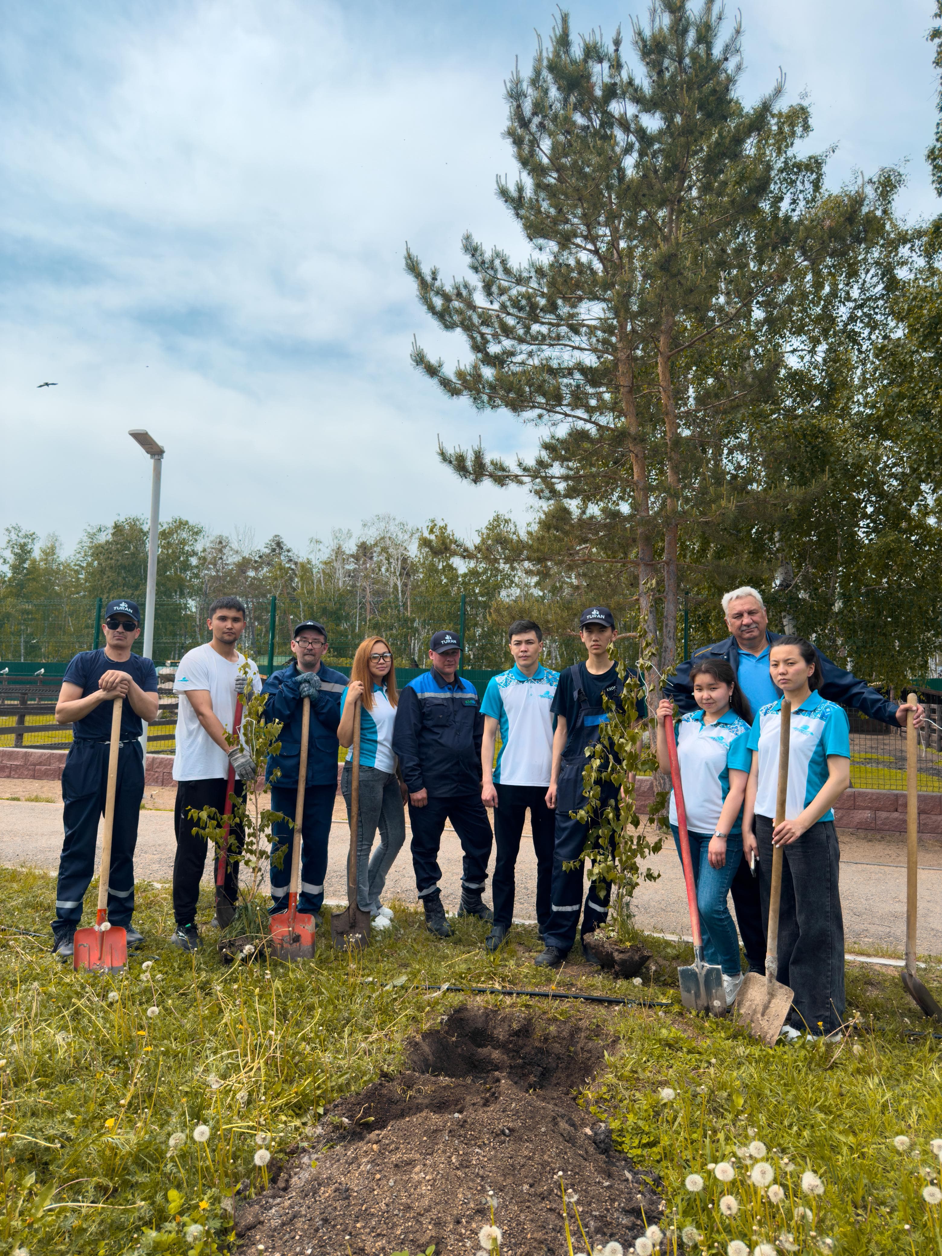 Состоялась акция по озеленению территории курорта Бурабай!